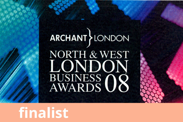 Archant North & West London Business Awards, Finalist 2008