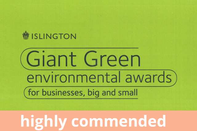 #NEW islington-council-giant-green-environmental-awards-green-champion-highly-commended